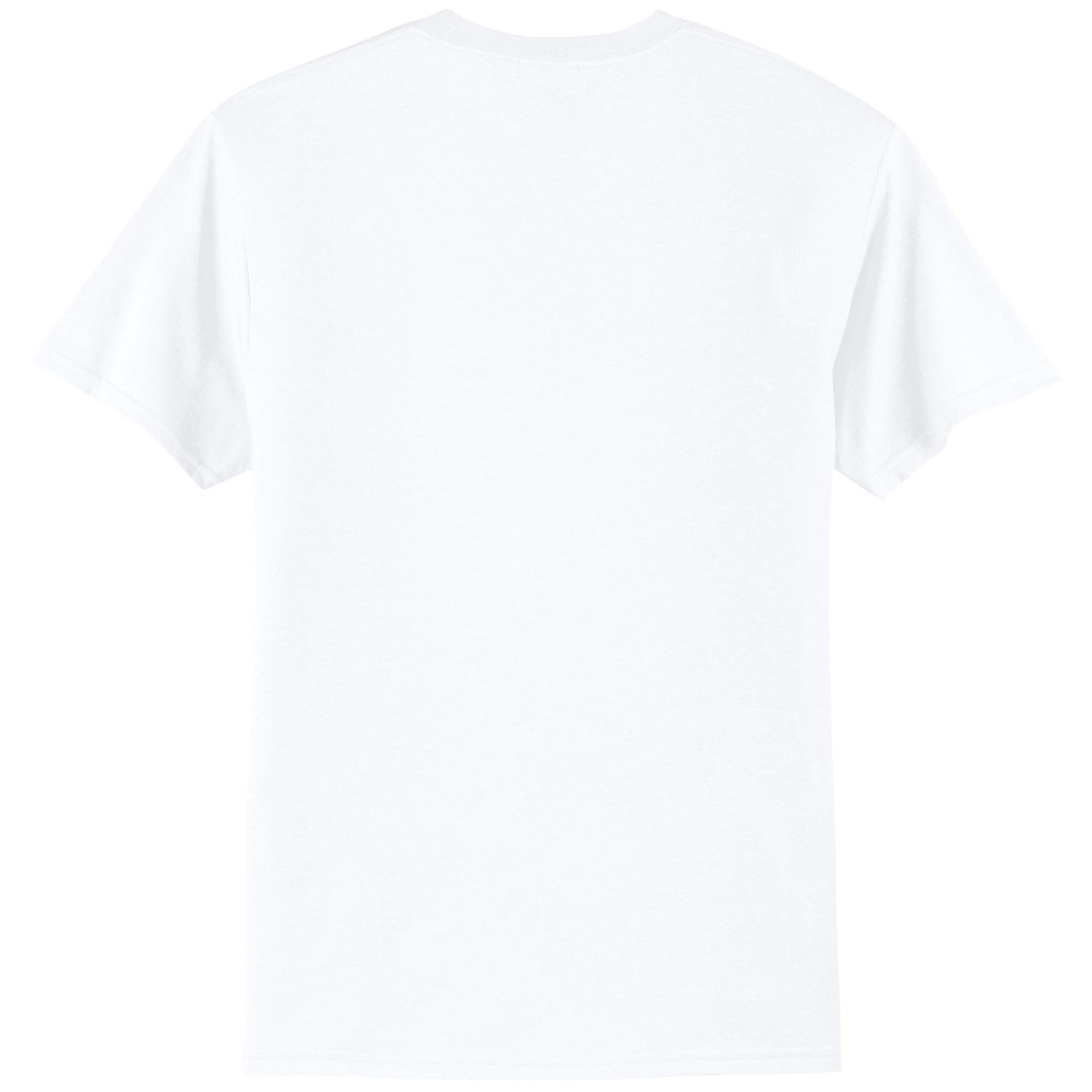 Port & Company PC43 Lightweight Cotton Tee - White | Full Source