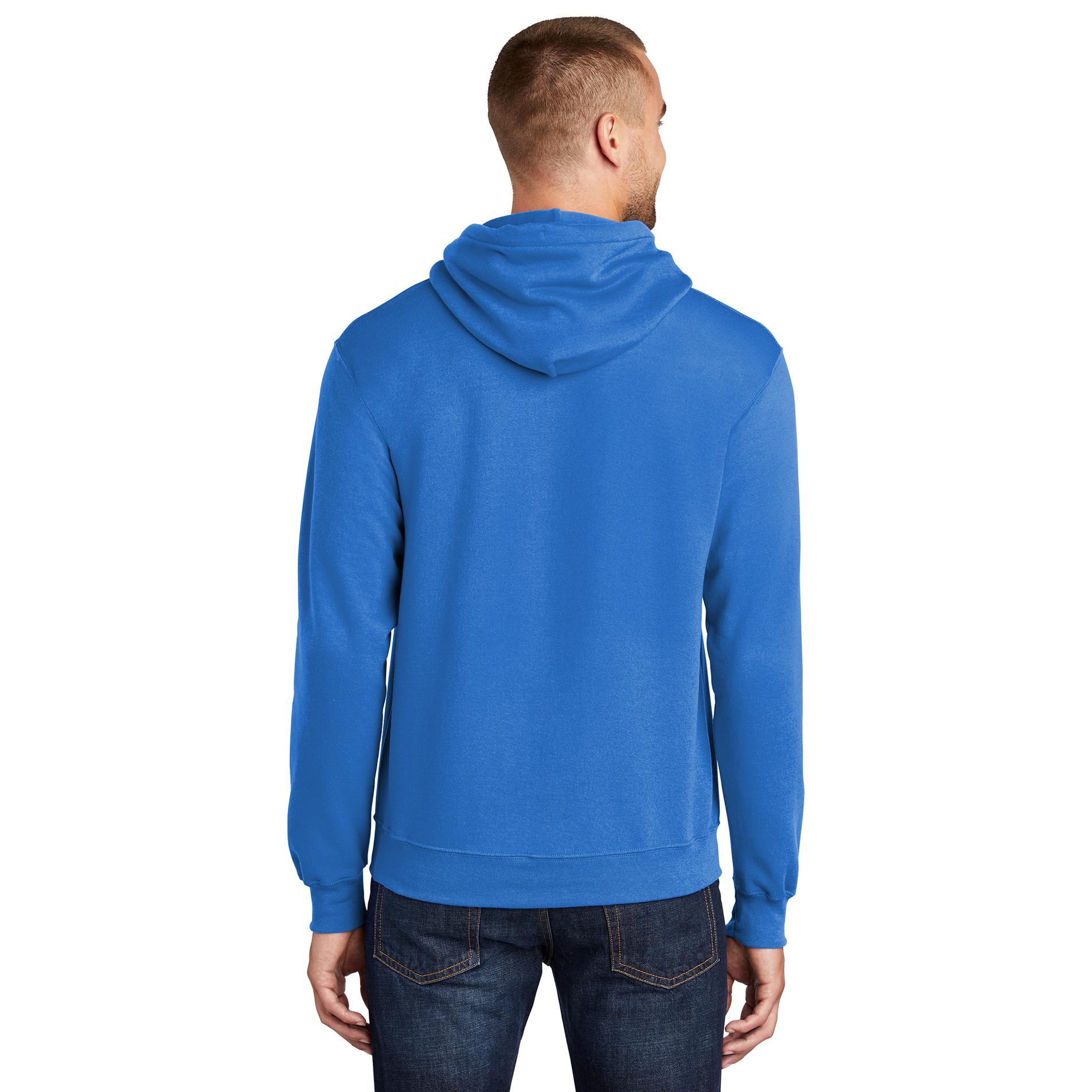 Port & Company PC78H Core Fleece Pullover Hooded Sweatshirt - Royal ...