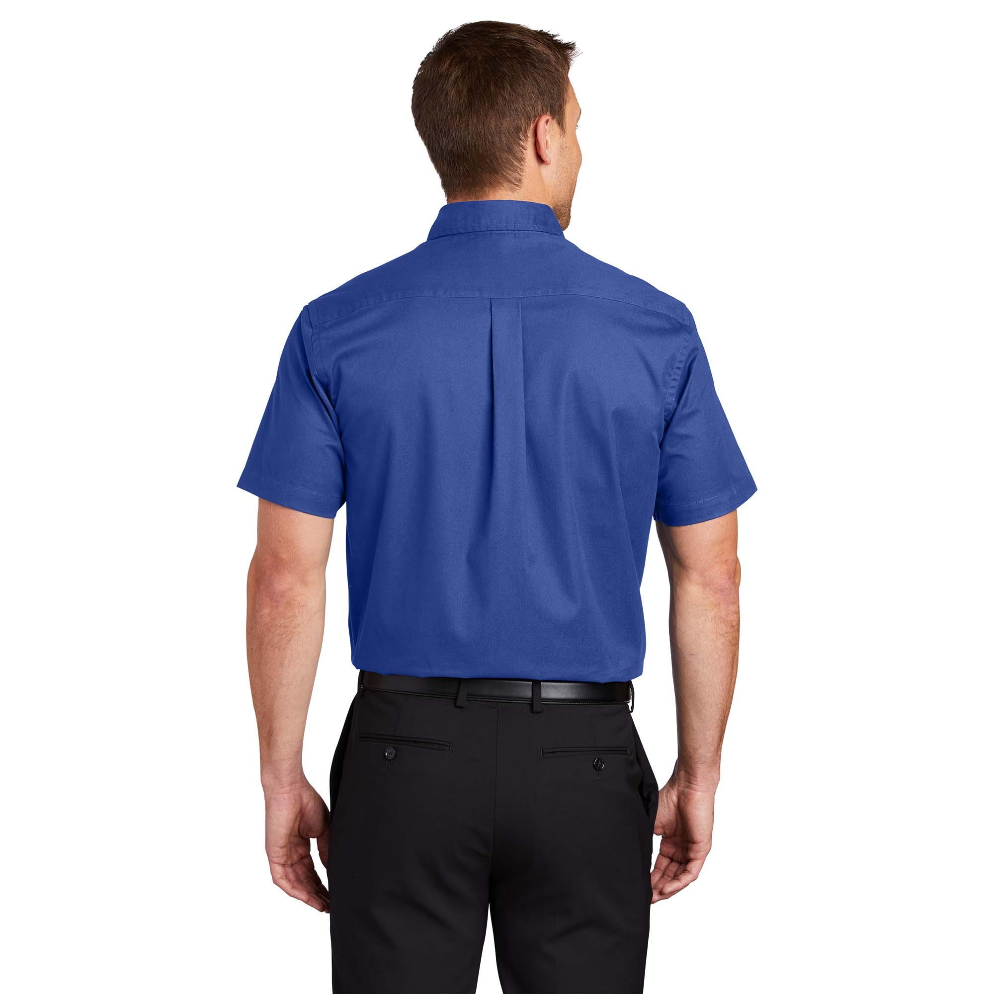 thumbnail image 2 of Port Authority S508 Short Sleeve Easy Care Button-Up Shirt - Men's Regular Fit, Solid 2 of 2