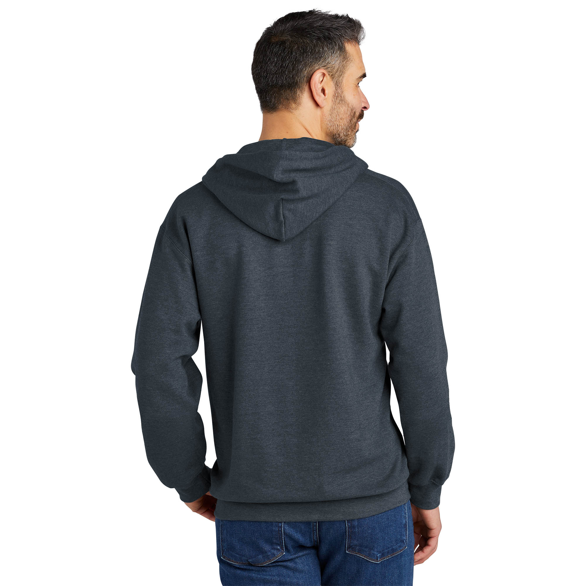 Gildan SF500 Softstyle Pullover Hooded Sweatshirt - Dark Heather | Full ...