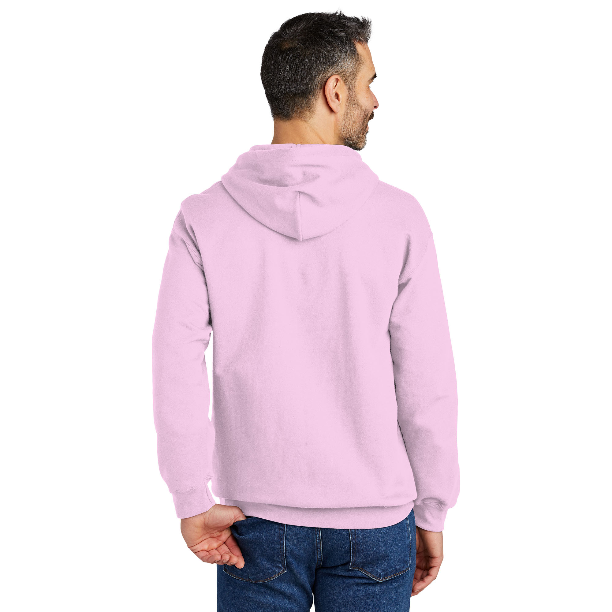 Gildan SF500 Softstyle Pullover Hooded Sweatshirt - Light Pink | Full ...