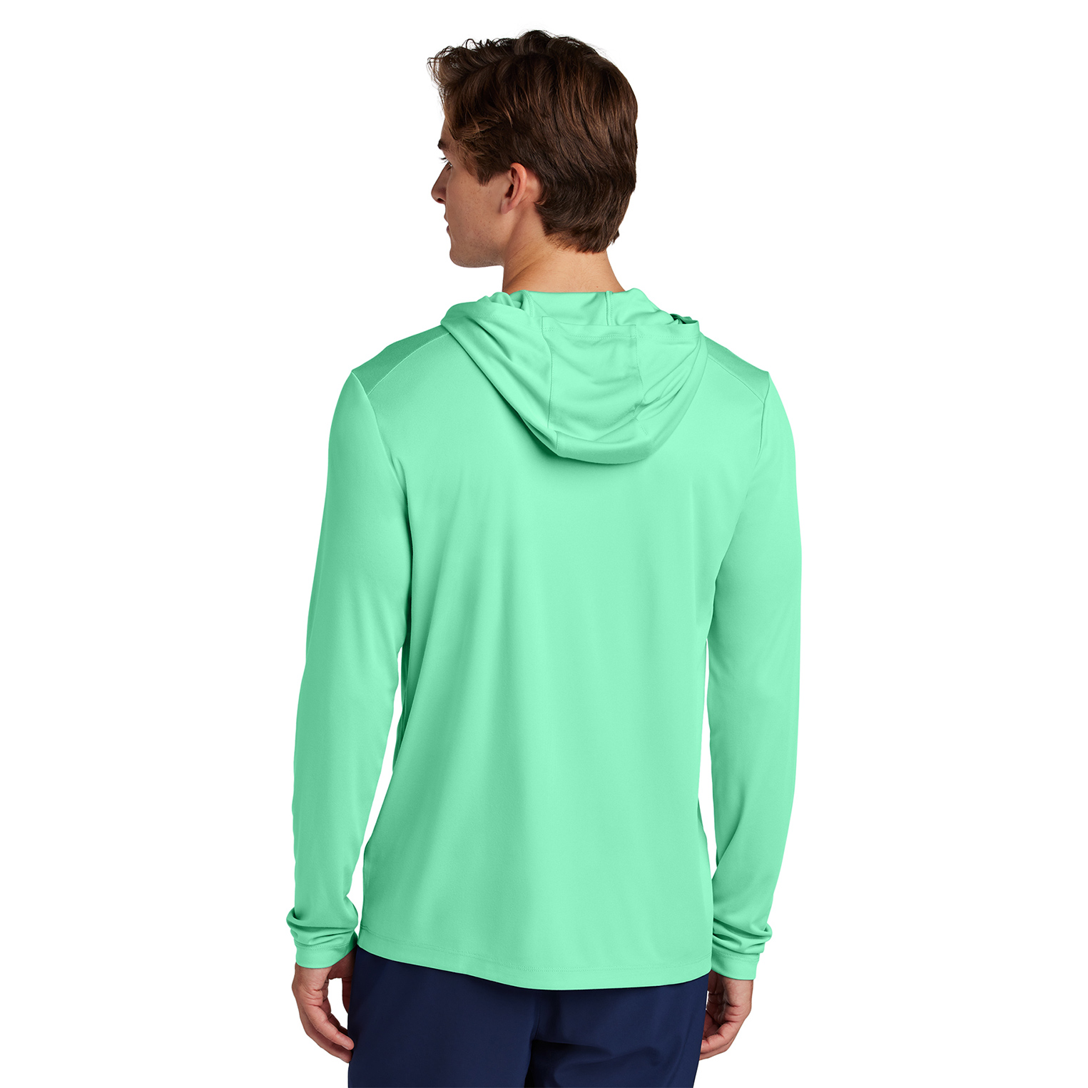 Sport-Tek ST420LSH Posi-UV Pro Long Sleeve Hoodie - Bright Seafoam