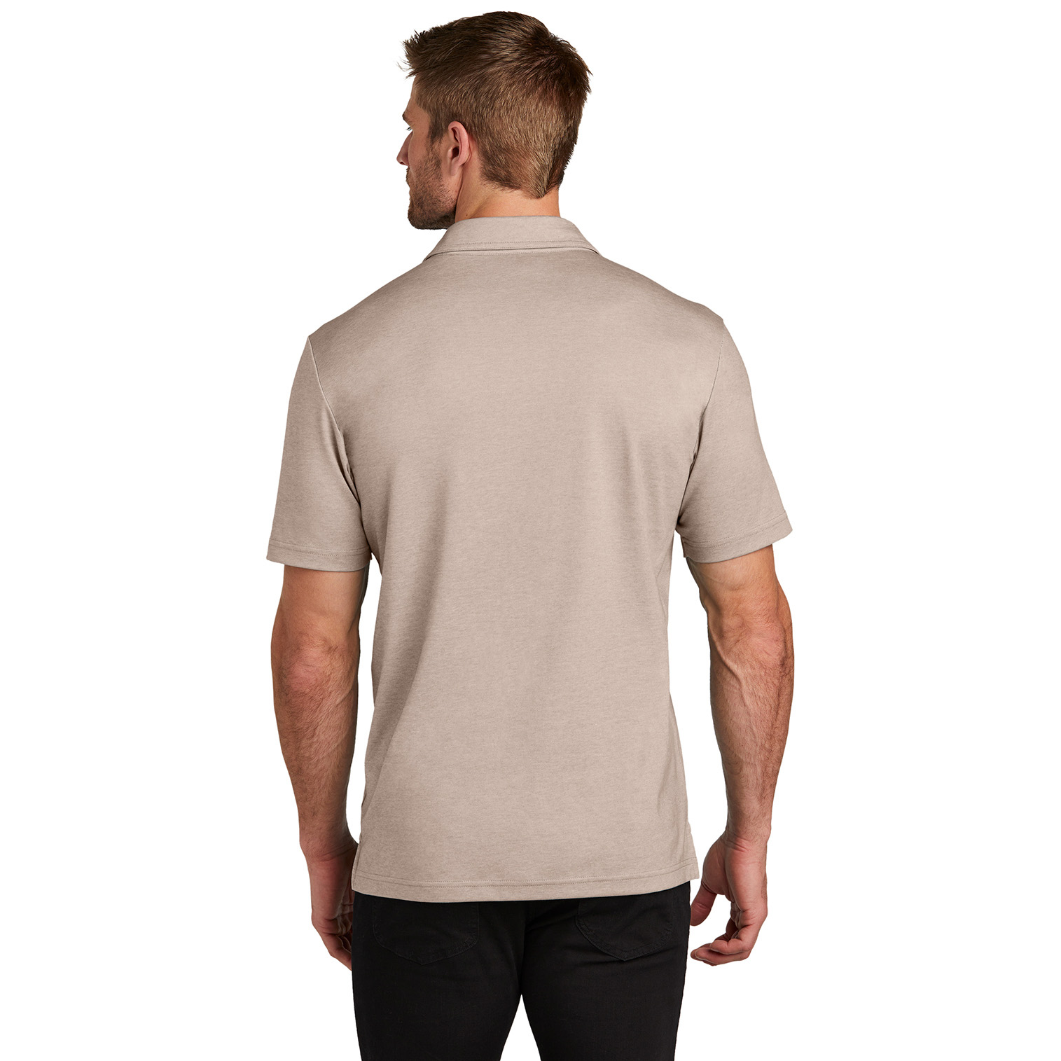 TravisMathew TM1MZ344 Sunsetters Pocket Polo - Portabella Heather