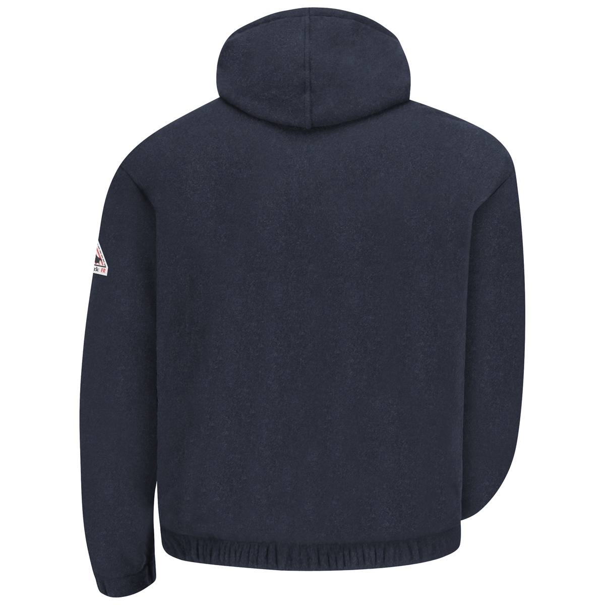 Bulwark FR SMH6NV Men's Zipfront Fleece Hooded Sweatshirt Full Source