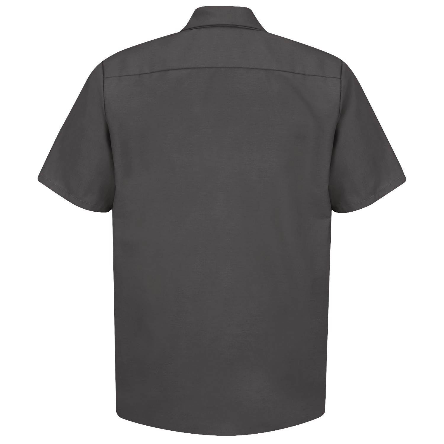 Red Kap SP24 Men's Industrial Work Shirt - Short Sleeve - Charcoal ...