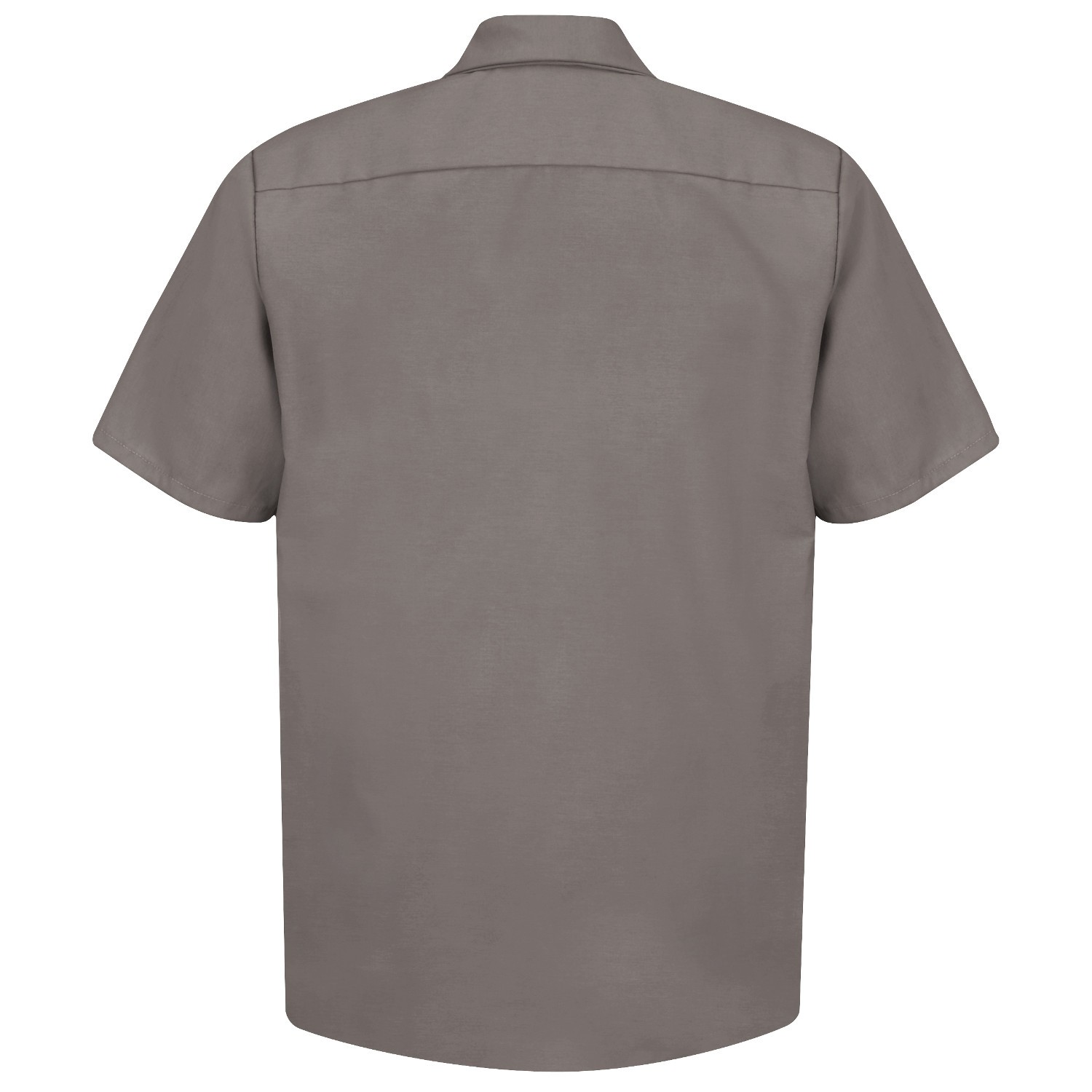 Red Kap SP24 Men’s Industrial Work Shirt - Short Sleeve - Grey