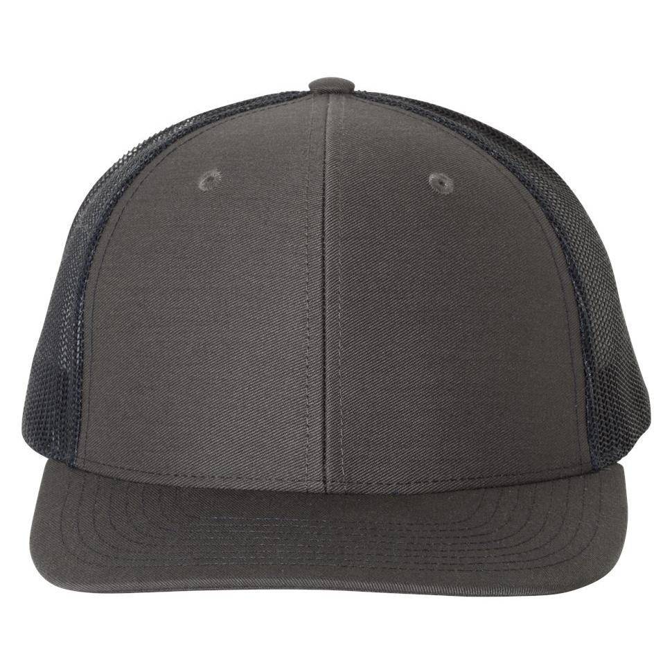 Richardson 112 Snapback Trucker Cap - Black | Full Source