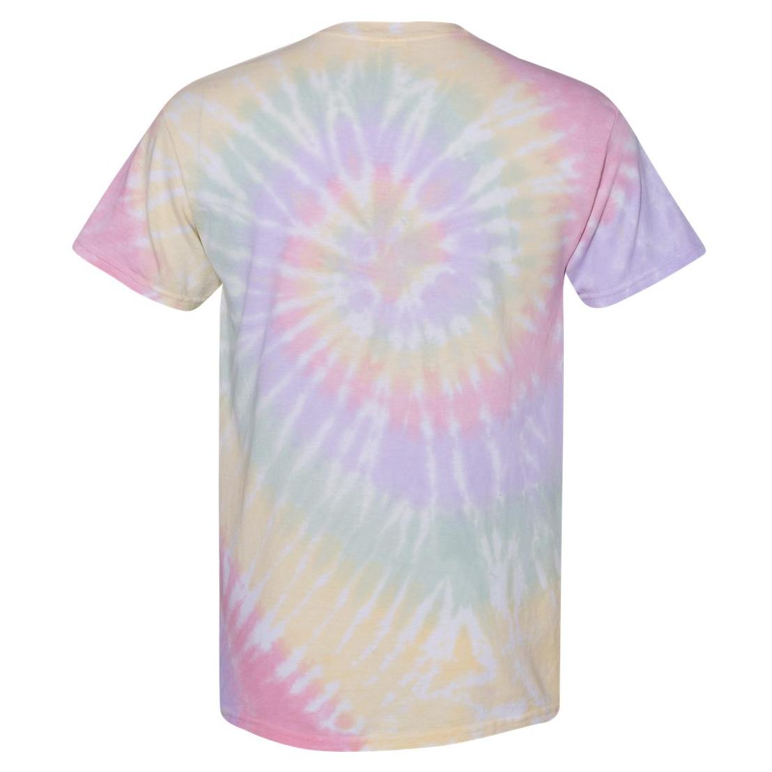 Dyenomite 200MS Multi-Color Spiral Short Sleeve T-Shirt - Hazy Rainbow ...