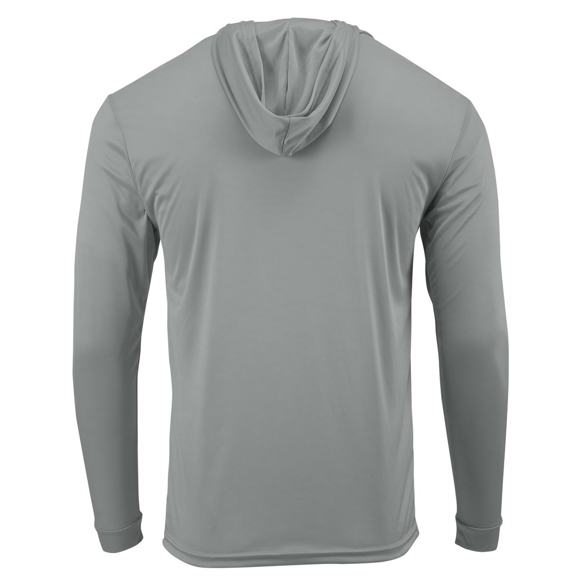 Paragon 220 Bahama Performance Hooded Long Sleeve T-Shirt - Medium Grey ...