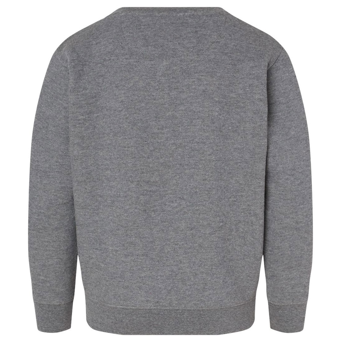 LAT 2225 Youth Elevated Fleece Crewneck Sweatshirt - Granite Heather ...