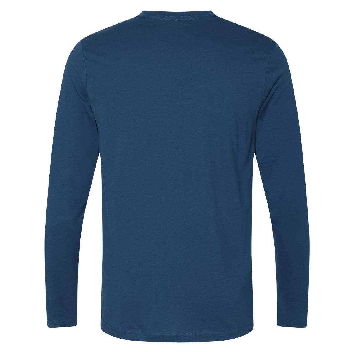 Next Level 3601 Cotton Long Sleeve Crew - Cool Blue | Full