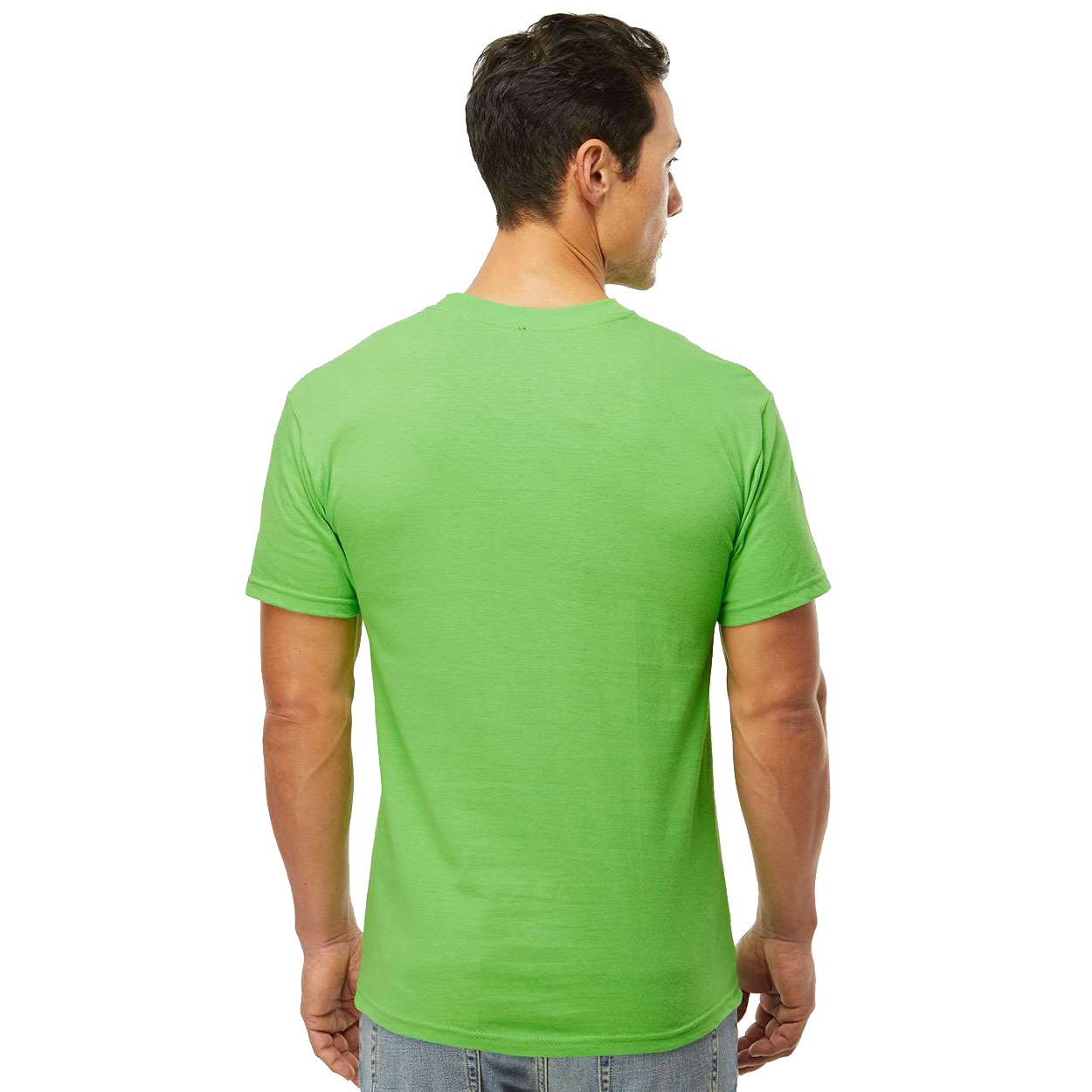 M&o 4800 - Gold Soft Touch T-Shirt - Vivid Lime 3XL