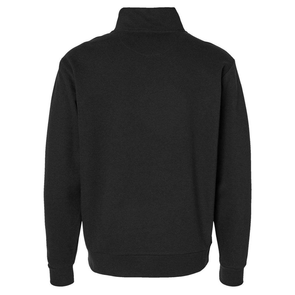 Next Level 9643 Unisex Santa Cruz 1/4-Zip Pullover - Black | Full
