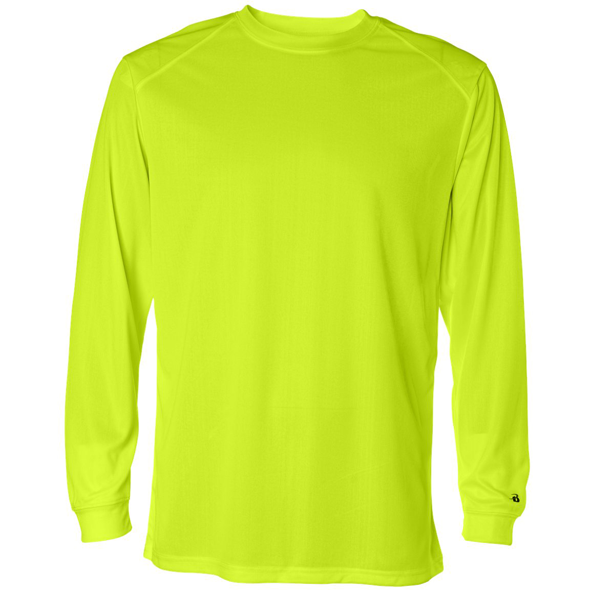 Badger Sport 4104 B-Core Long Sleeve T-Shirt - Safety Yellow | Full Source