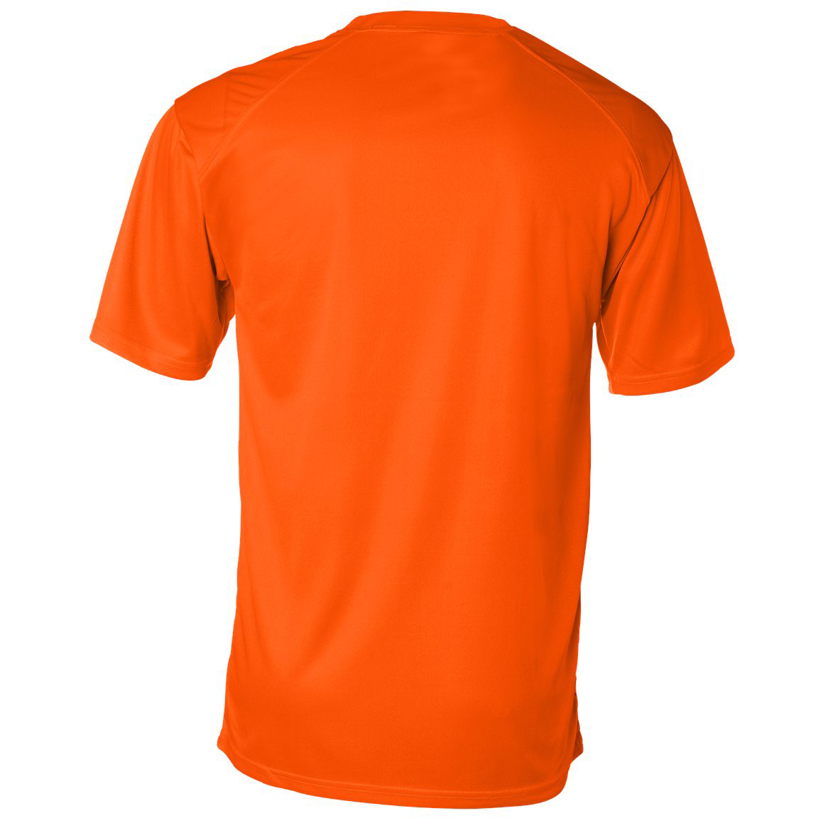 Badger Sport 4120 BCore TShirt with Sport Shoulders Safety Orange