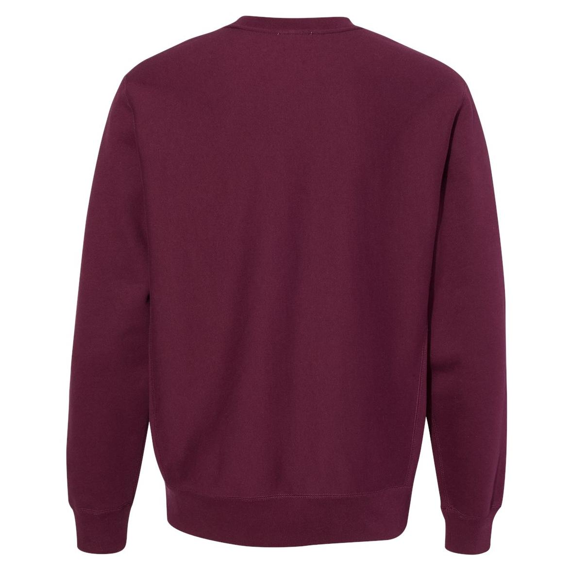Independent Trading IND5000C Legend Premium Heavyweight Cross-Grain  Sweatshirt Maroon