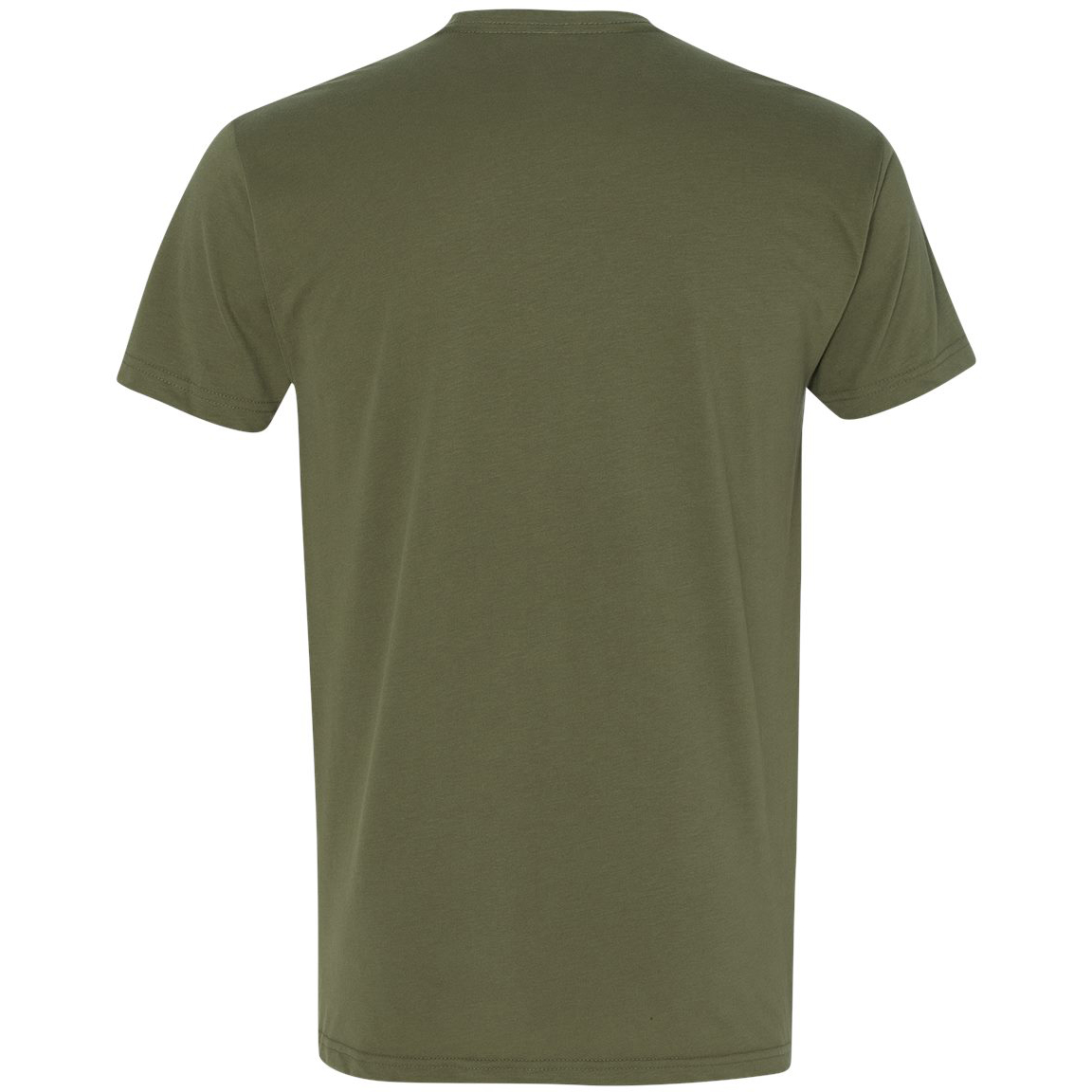 【SULVAM】GREEN HALF SLEEVE T-SHIRTS Next Level 6410 Sueded Short Sleeve Crew - Military Green
