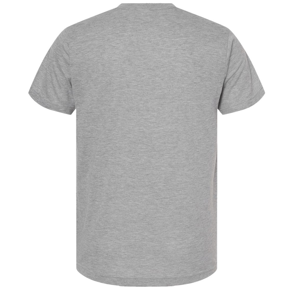 Tultex 207 Unisex Poly-Rich V-Neck T-Shirt - Heather Grey | Full Source