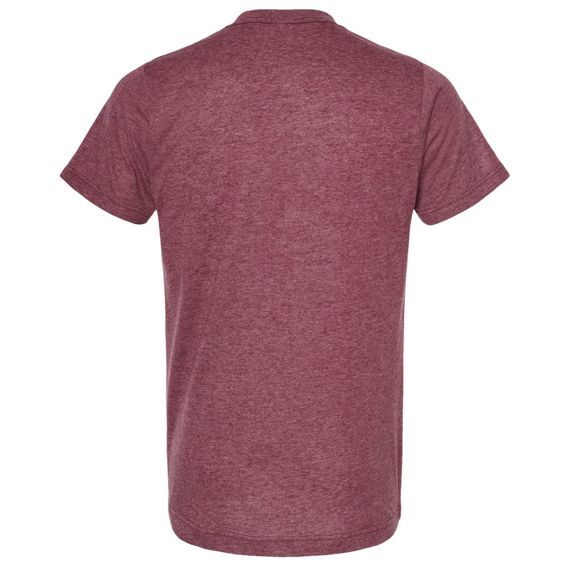 Tultex 241 Unisex Poly Rich T Shirt Heather Burgundy Full Source 5569