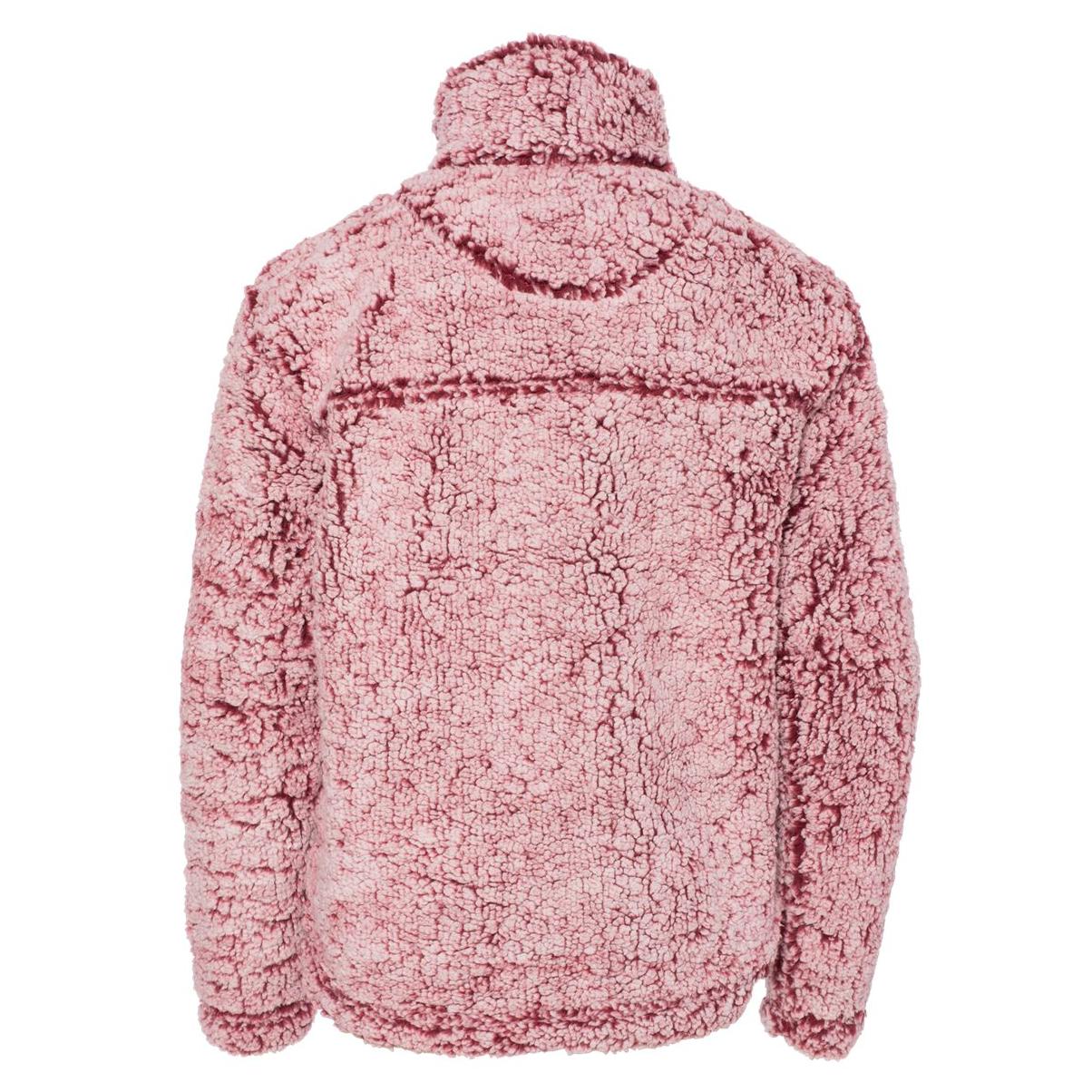 frosty garnet sherpa pullover