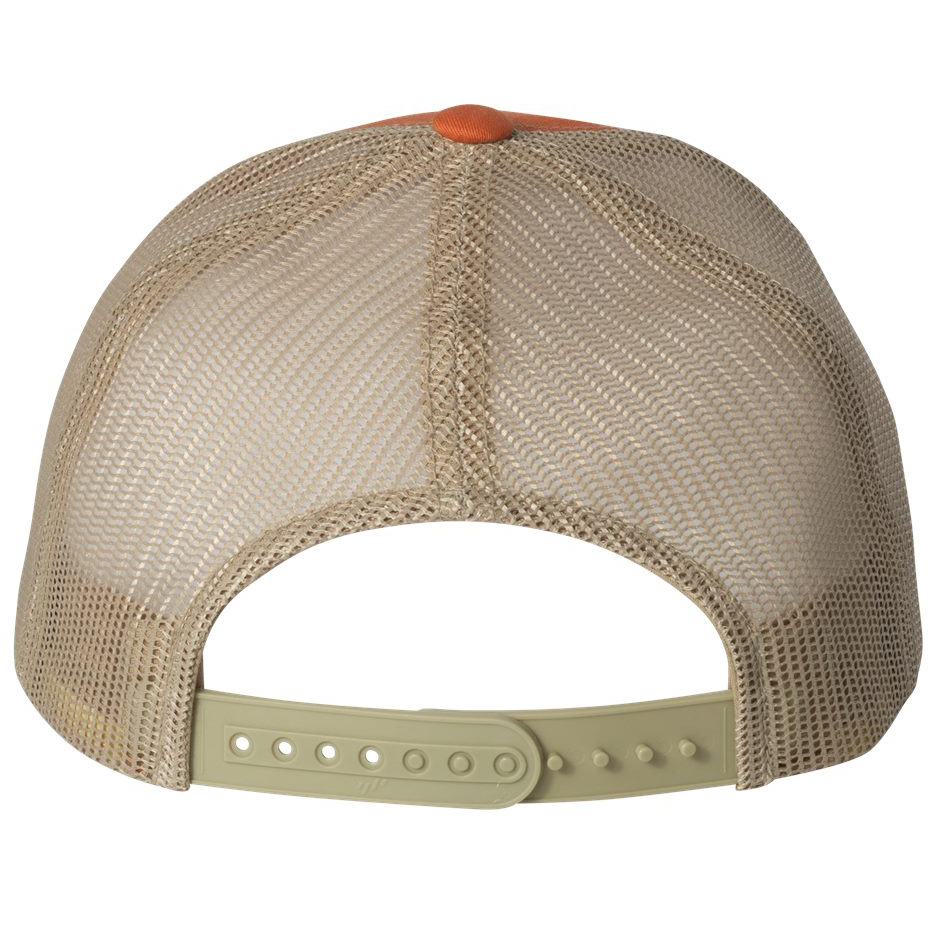 YP Classics 6606 Classics Six-Panel Retro Trucker Cap - Rustic Orange ...