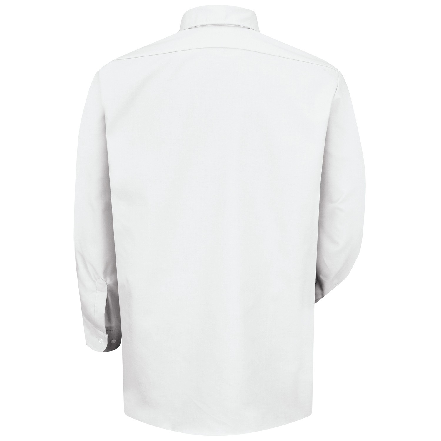 Red Kap SS36 Men's Easy Care Dress Shirt - Long Sleeve - White ...