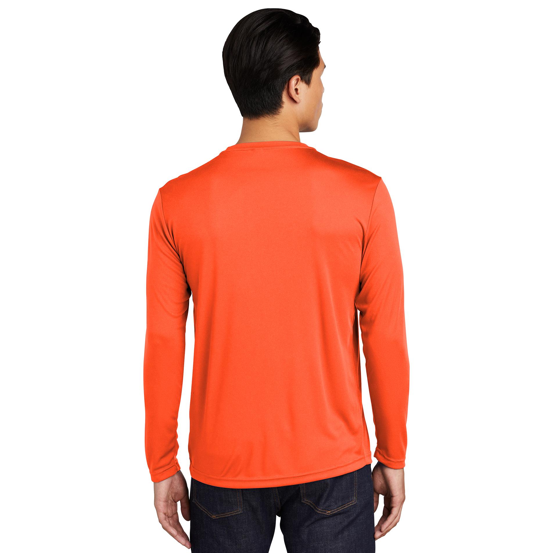 Sport-Tek ST350LS Long Sleeve Competitor Tee - Neon Orange | Full Source