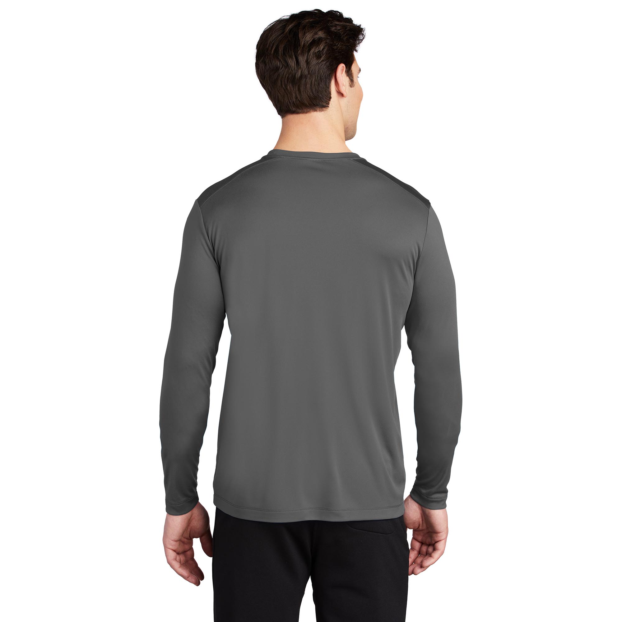 Sport-Tek ST420LS Posi-UV Pro Long Sleeve Tee - Dark Smoke