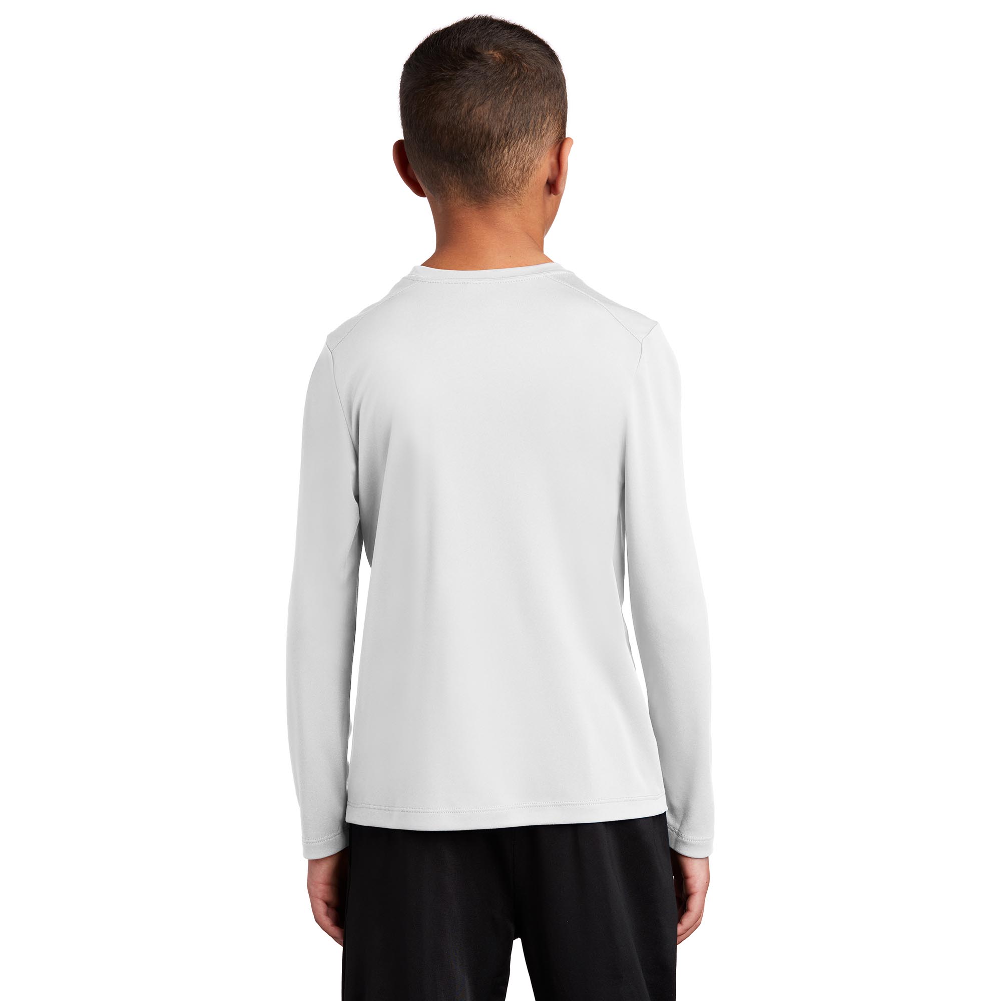 Sport-Tek ST420LS Posi-UV Pro Long Sleeve Tee White