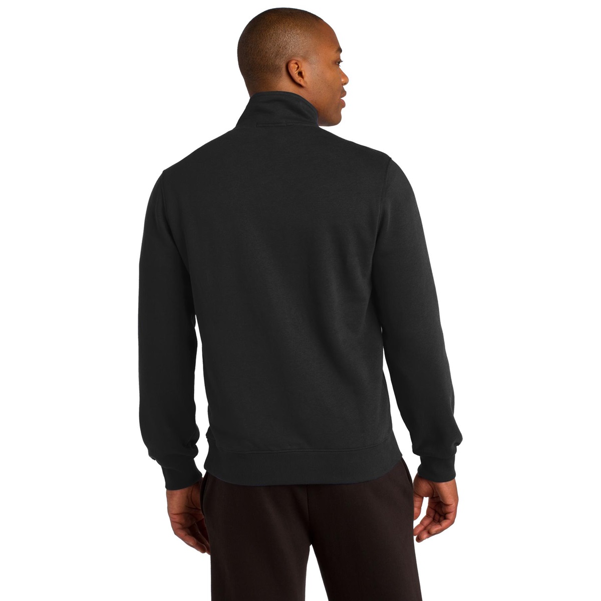 Sport-Tek ST253 1/4-Zip Sweatshirt - Black | Full Source