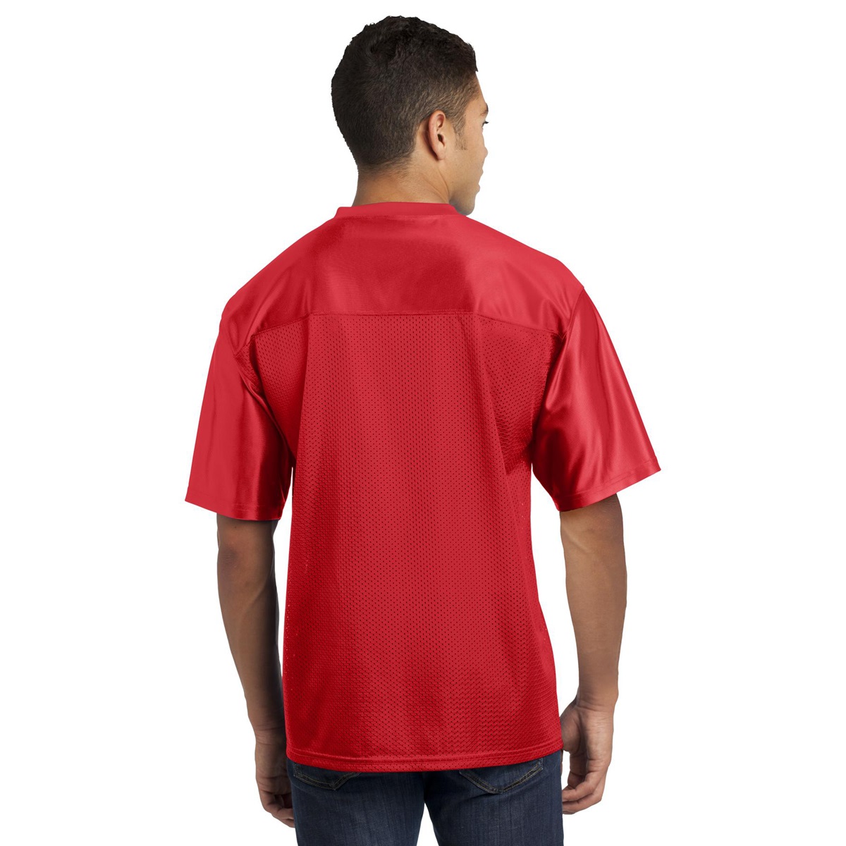 SportTek ST307 PosiCharge Replica Jersey True Red Full Source