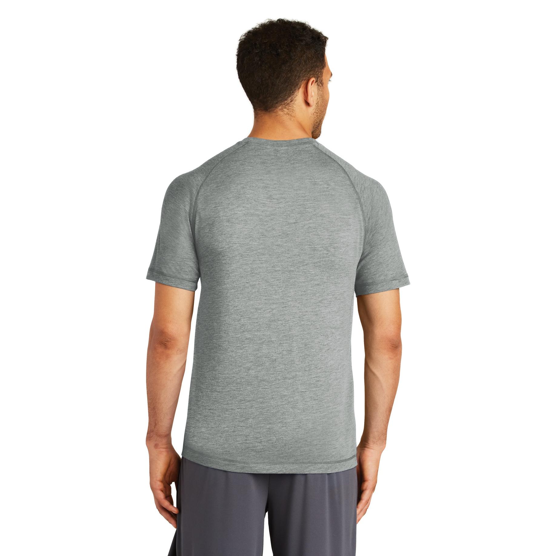 Sport-Tek ST400 PosiCharge Tri-Blend Wicking Raglan Tee - Dark