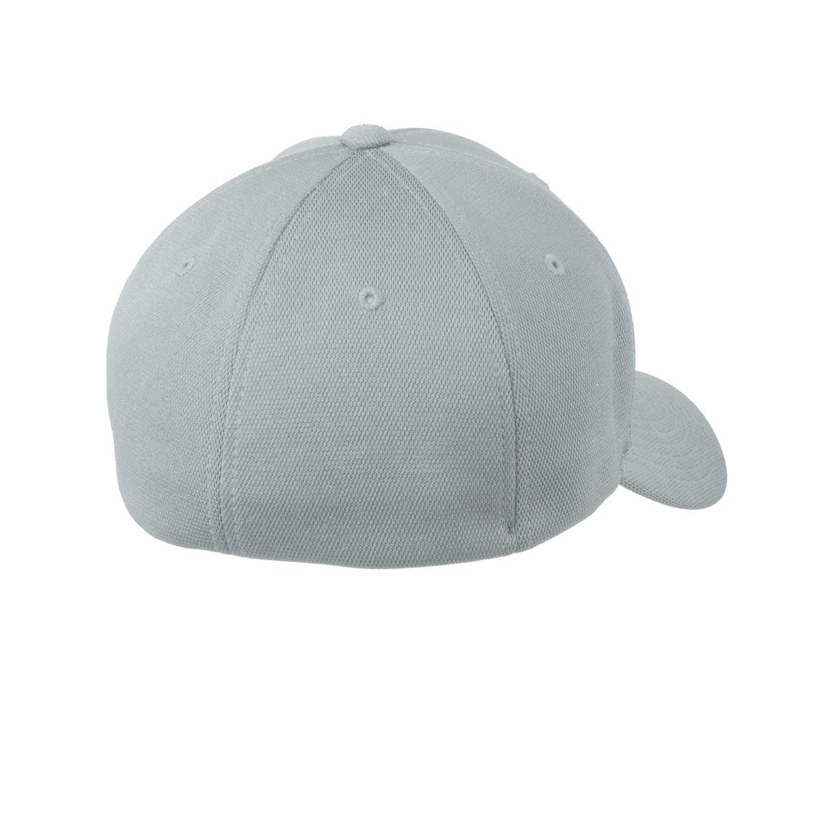 Sport-Tek STC22 Flexfit Cool & Dry Poly Block Mesh Cap - Grey