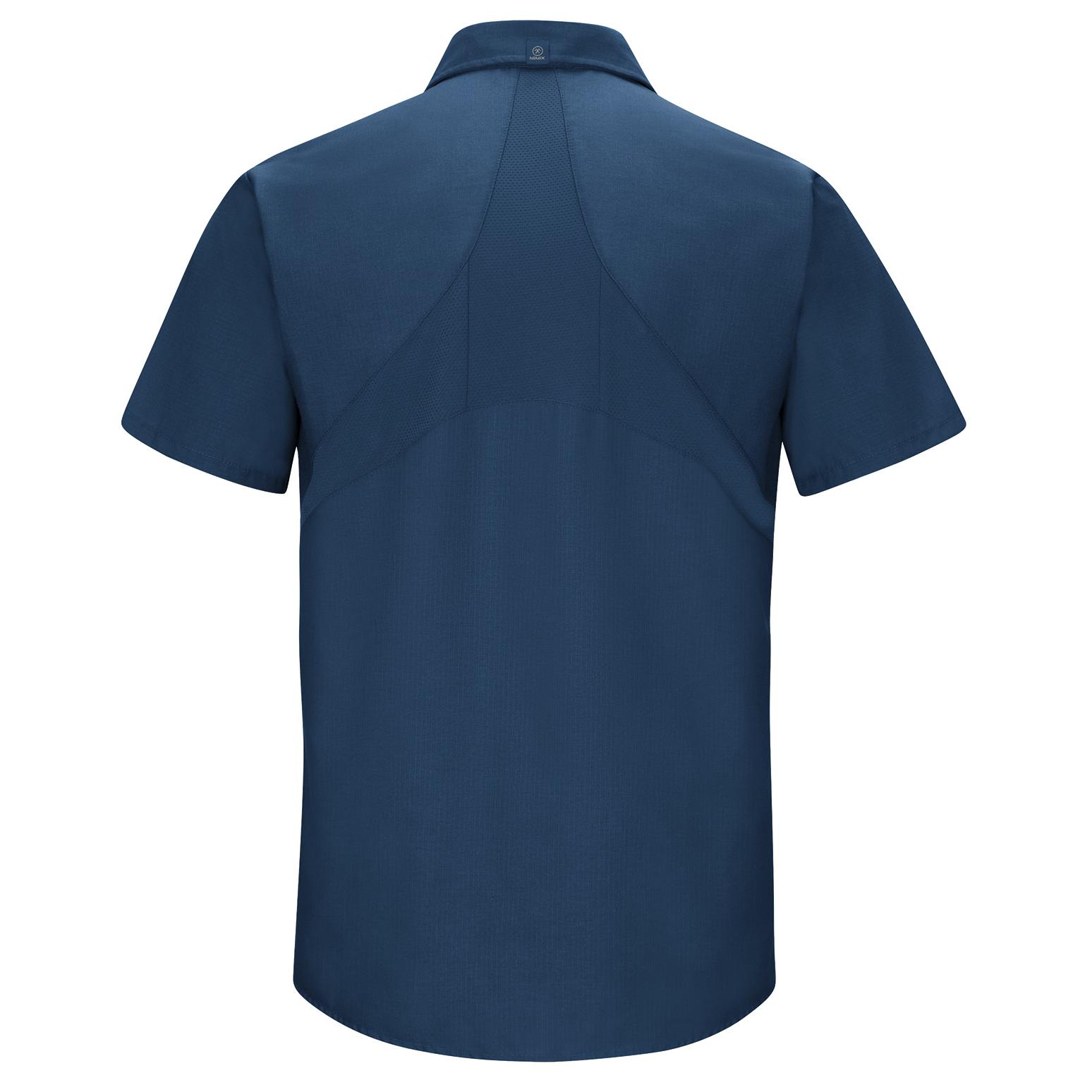 Red Kap SX20 Men's MIMIX Short Sleeve Work Shirt - Navy | Full Source