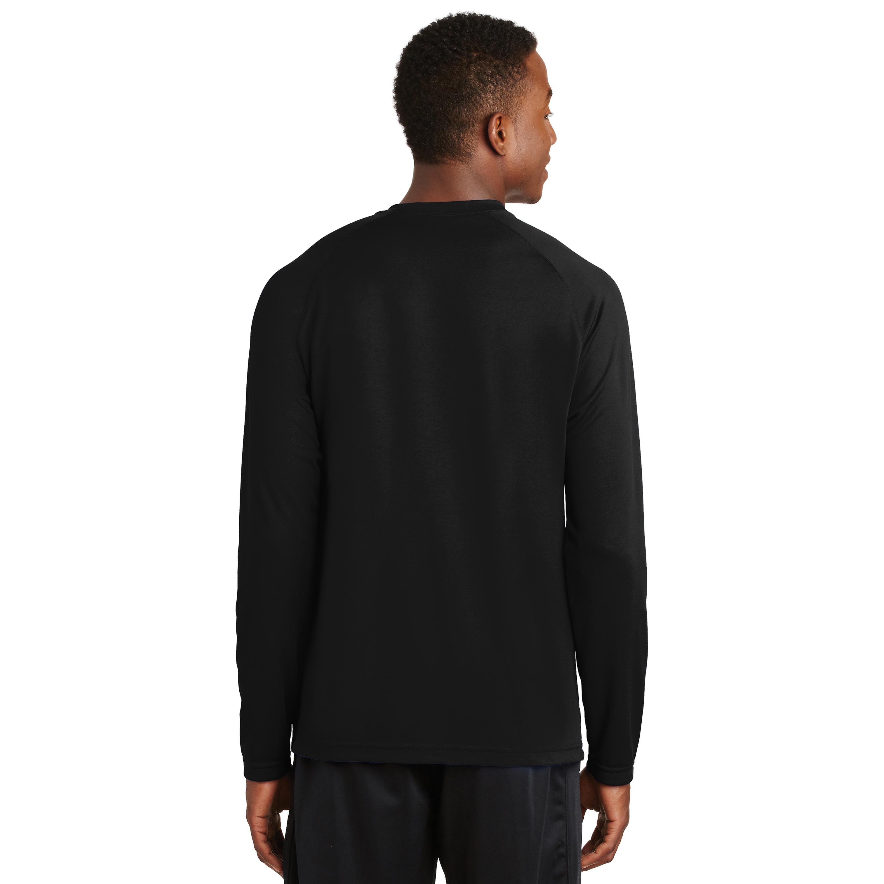 Sport-Tek Dry Zone Long Sleeve Raglan T-Shirt - Moisture Wicking, Loose Athletic Fit, T473LS