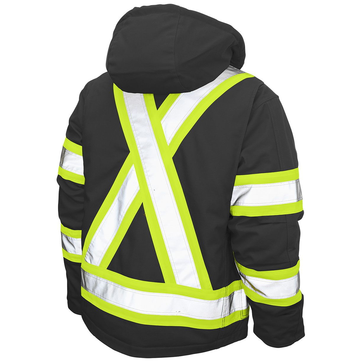 Tough Duck S457 Type O Class 1 Duck Safety Jacket - Black | Full