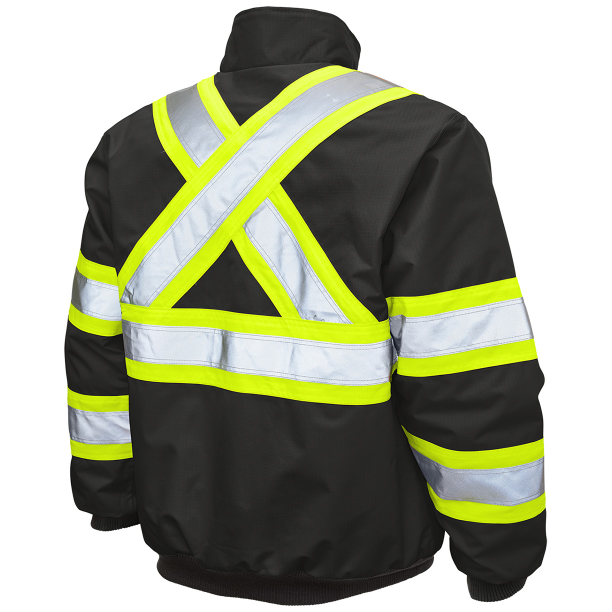 Tough Duck SJ26 Type O Class 1 Sherpa Lined Bomber Safety Jacket