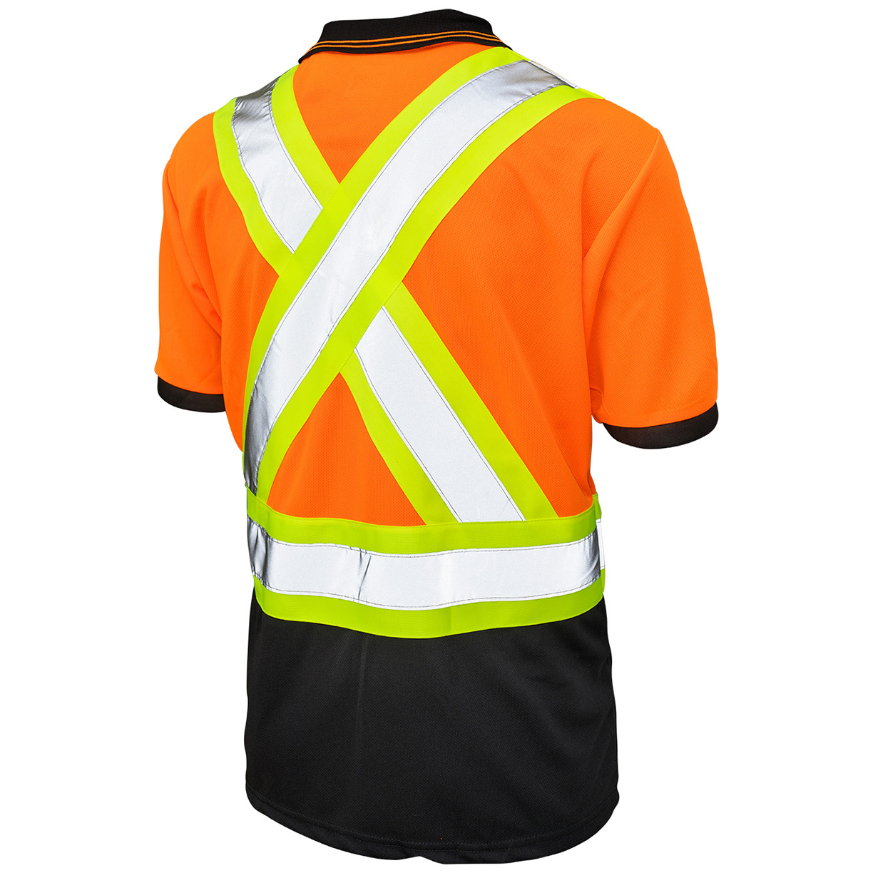 Tough Duck ST17 Type R Class 2 Birdseye Mesh Short Sleeve Safety Polo ...