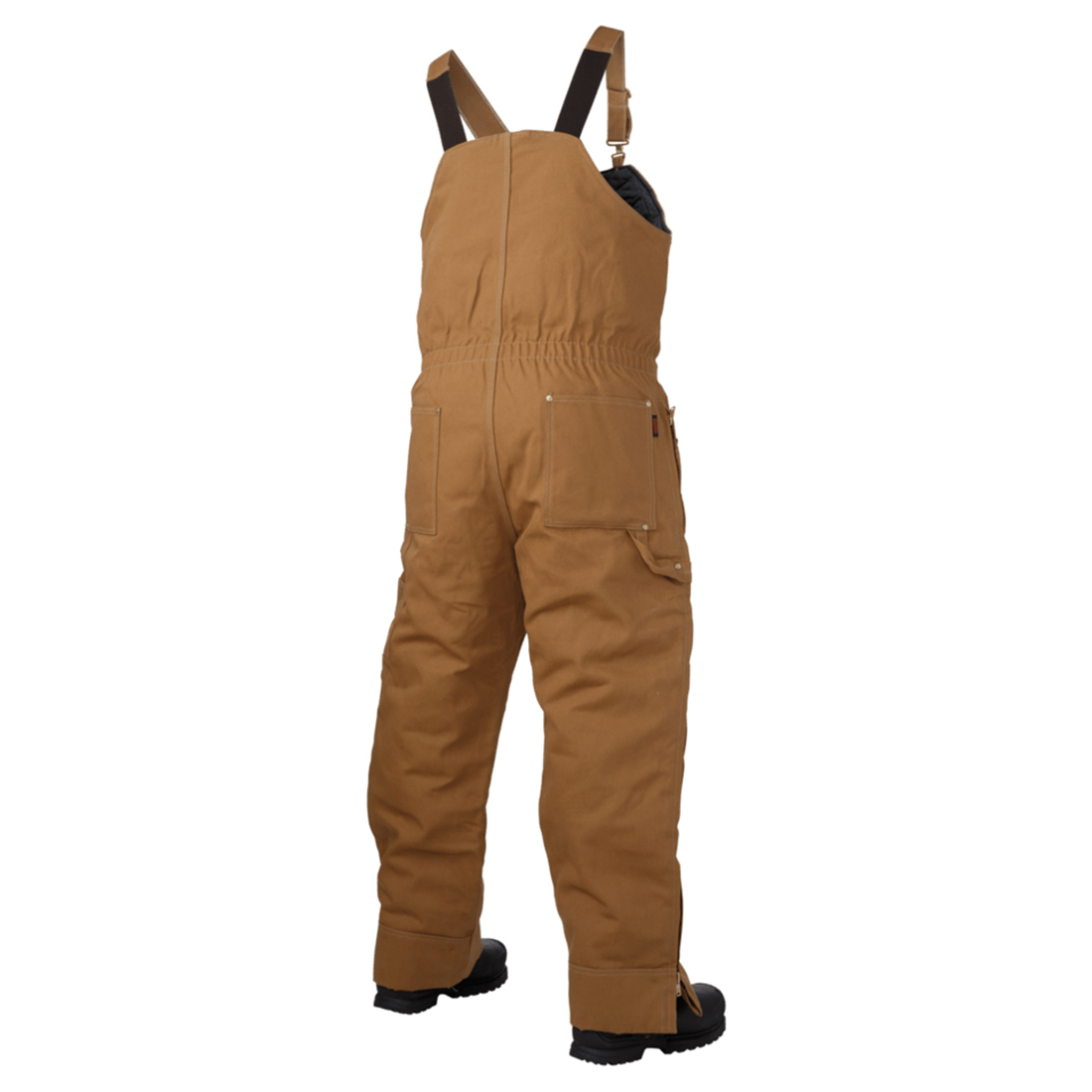 Tough Duck WB03 Insulated Duck Bib Overall - Brown | Full Source