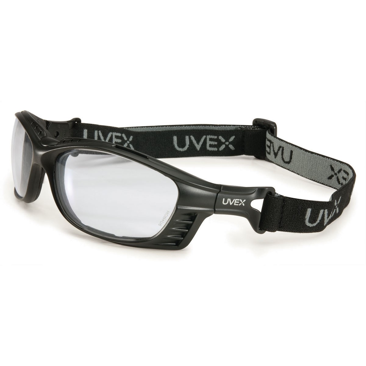 Uvex S2600HS Livewire Safety Glasses Black Frame Clear HydroShield