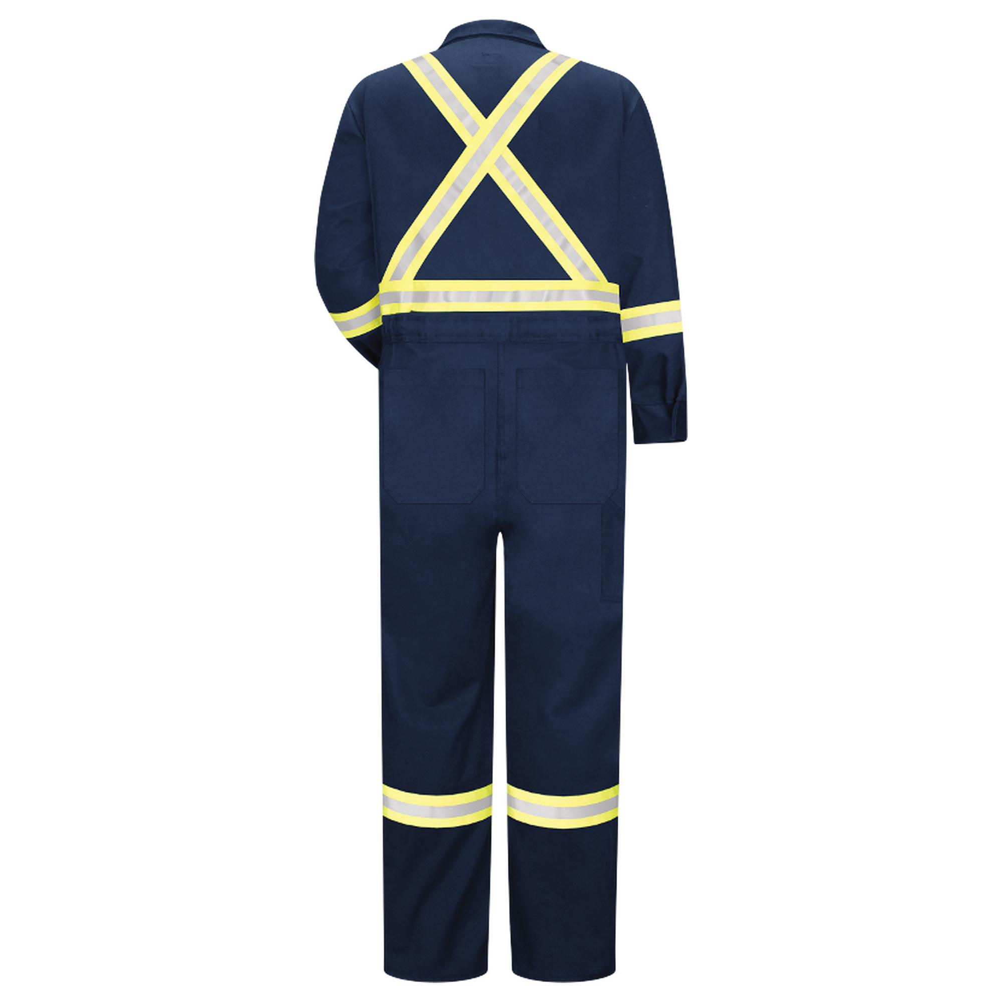 Bulwark FR CTBA Men's Premium Coverall with Reflective Trim EXCEL FR