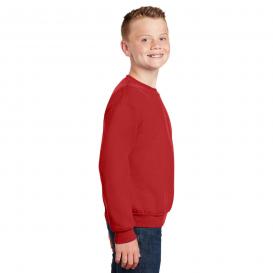 Gildan 18000B Youth Heavy Blend Crewneck Sweatshirt - Red