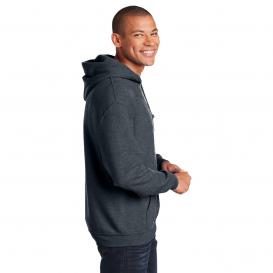Gildan Classico Uomo - Confezione Da 2 Maglie - Erica Scura/Ghiaio (Dark Heather/Gravel)