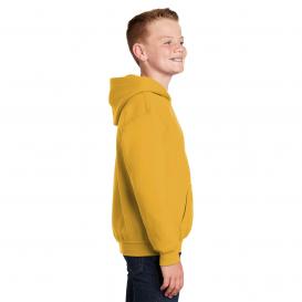 Gildan 18500B Youth Heavy Blend Hooded Sweatshirt - Gold