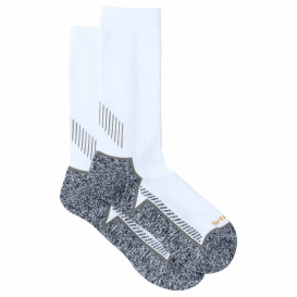 Carhartt CTSC4223 Force Midweight Crew Socks (3-Pack) - White