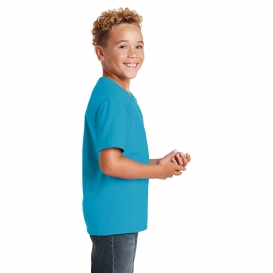 Jerzees 29B Youth Dri-Power Active 50/50 Cotton/Poly T-Shirt - California Blue