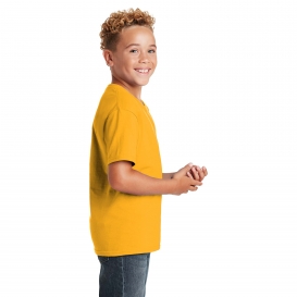 Jerzees 29B Youth Dri-Power Active 50/50 Cotton/Poly T-Shirt - Gold