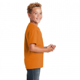 Jerzees 29B Youth Dri-Power Active 50/50 Cotton/Poly T-Shirt - Tennessee Orange