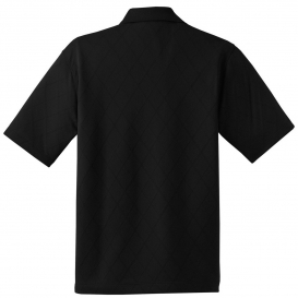 Nike 349899 Dri-FIT Cross-Over Texture Polo - Black