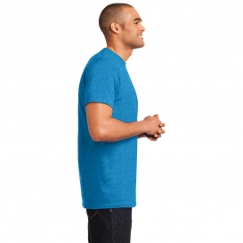 Hanes 4200 X-Temp T-Shirt - Neon Blue Heather